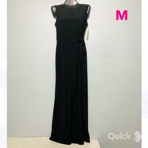 M - NWT Tash + Sophie Sleeveless Tie wais Jumpsuit